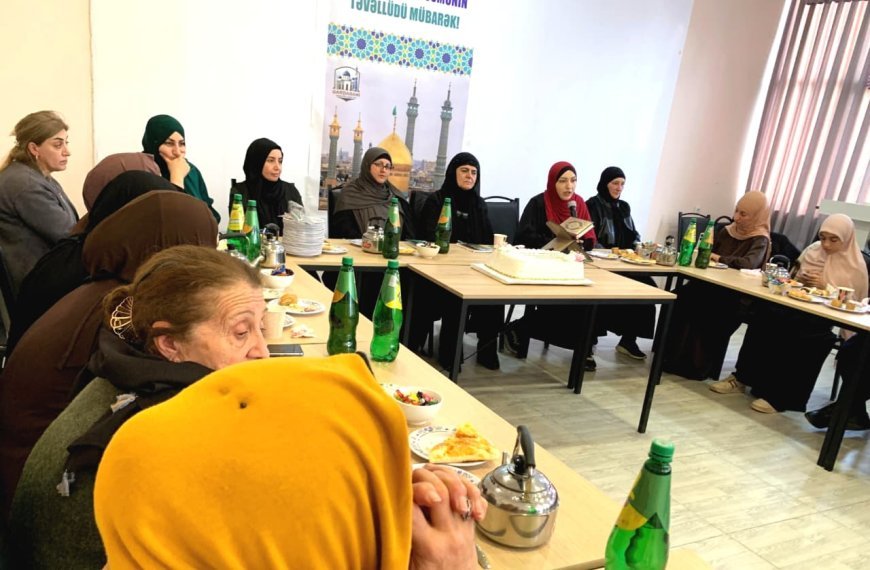 Qardabanidə Hz. Fatimeyi Məsumənin (s.ə) təvəllüdü münasibəti ilə tədbir keçirilib