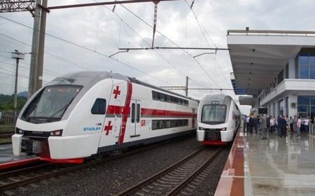 Gürcüstanın dəmir yollarına yaxın 10 ildə 1,7 milyard dollar pul qoyulacaq