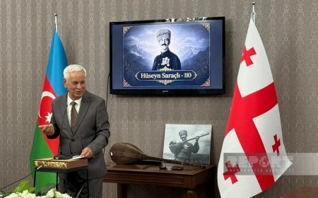 Tbilisidə Aşıq Hüseyn Saraçlının 110 illiyi qeyd olunub