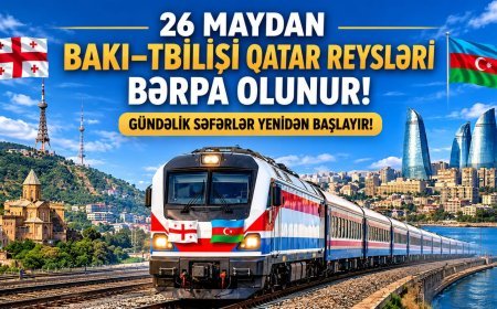 Tbilisi–Bakı qatar reysləri bərpa olunur