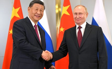 Si Cinpinlə Putin Pekində görüşdü - Video