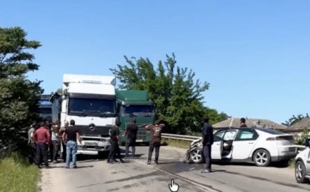 Qızılhacılıda ağır qəza: Hadisə yerinə polis cəlb olunub