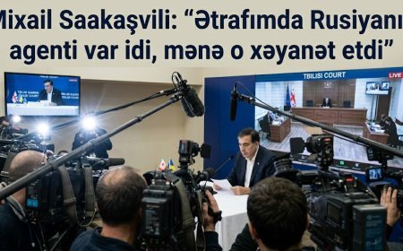 Mixail Saakaşvili: "Ətrafımda Rusiyanın agenti var idi, mənə o xəyanət etdi"