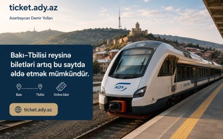 Bakı–Tbilisi qatar biletləri bu saytda satışdadır