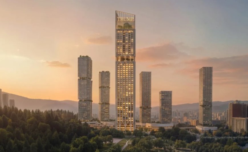Tbilisidə ucaldılacaq "Trump Tower"in görüntüləri yayılıb