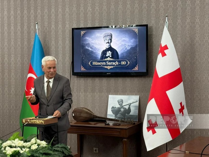 Tbilisidə Aşıq Hüseyn Saraçlının 110 illiyi qeyd olunub