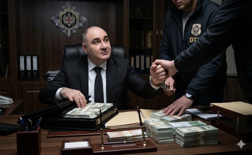 DTX rəisinin keçmiş müavini kabinetində rüşvət alarkən tutulub