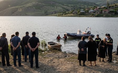 Axmetada faciə: Övladını burulğandan xilas edən ata göldə boğuldu