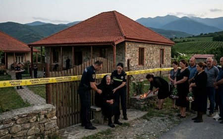 Ər-arvadı ayırmaq istəyən qonşu qadın həyəcandan öldü