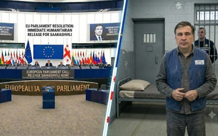 Qərbdən Tiflisə çağırış: Dərhal Saakaşvilini azad et!