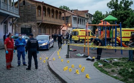 Tbilisidə uşaq parkında qanlı hesablaşma: Atışmada 1 nəfər yaralandı