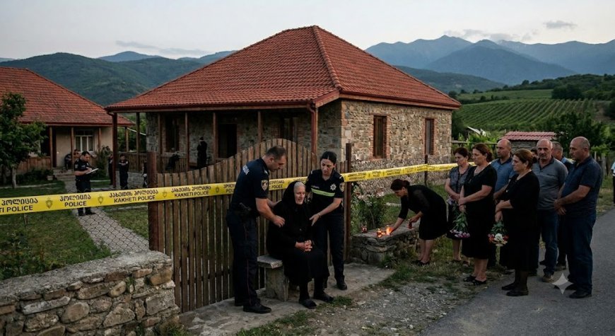 Ər-arvadı ayırmaq istəyən qonşu qadın həyəcandan öldü