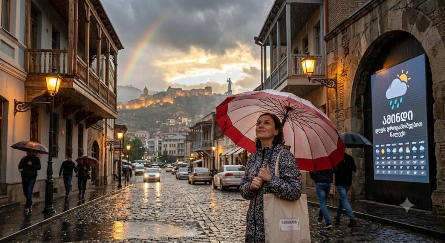 Gürcüstanda hava xəbərdarlığı: İntensiv leysan yağışları, şimşək və güclü külək gəlir