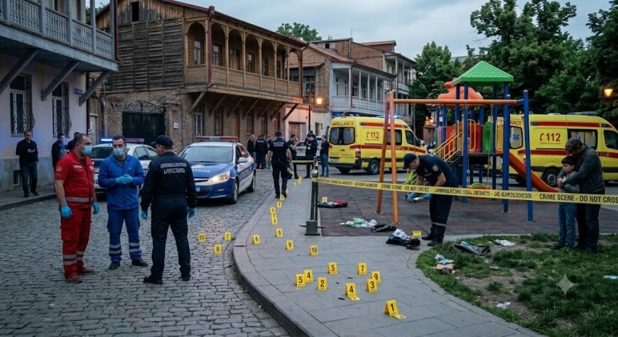 Tbilisidə uşaq parkında qanlı hesablaşma: Atışmada 1 nəfər yaralandı