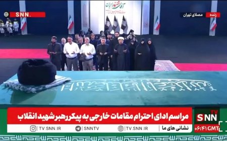 BGMİ-nin nümayəndə heyəti Şəhid Rəhbərin nəşini ziyarət etdilər-VİDEO
