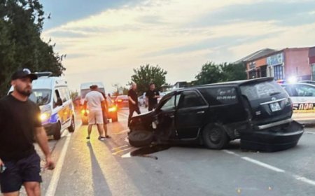 Marneuli-Sadaxlo yolunda iki “Toyota” toqquşub, sürücülər yaralanıb