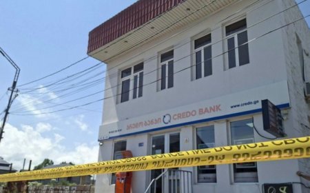 “Credo Bank”ın filialına hücum