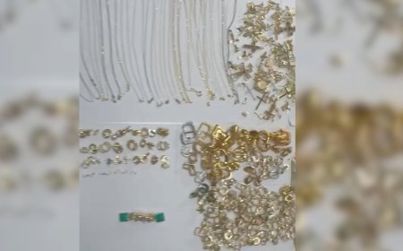 "Sarpi" gömrüyündə külli miqdarda qızıl keçirməyə çalışan şəxs saxlanılıb