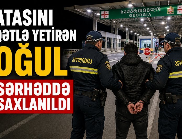 Atasını qətlə yetirən oğul sərhəddə saxlanıldı