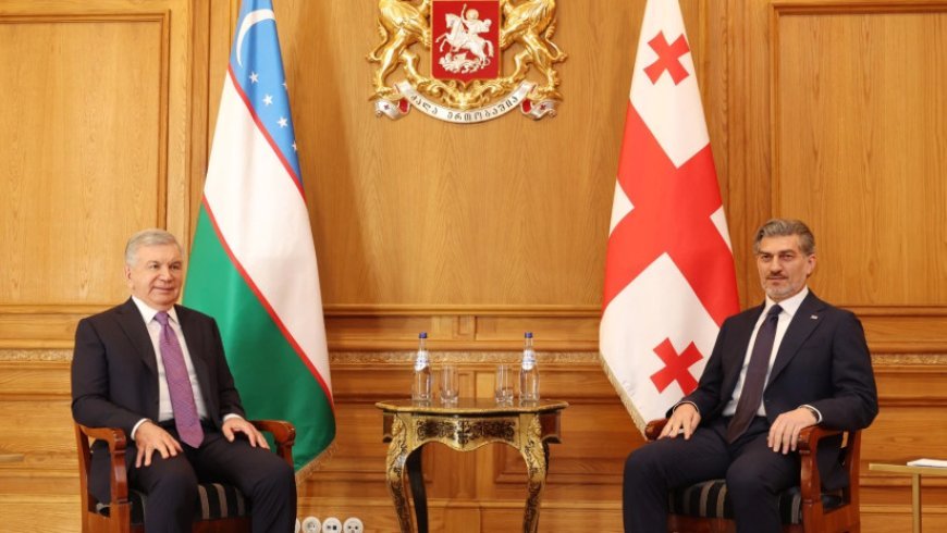 Şavkat Mirziyoyev Gürcüstanın "Qızıl yun" ordeninə layiq görülüb