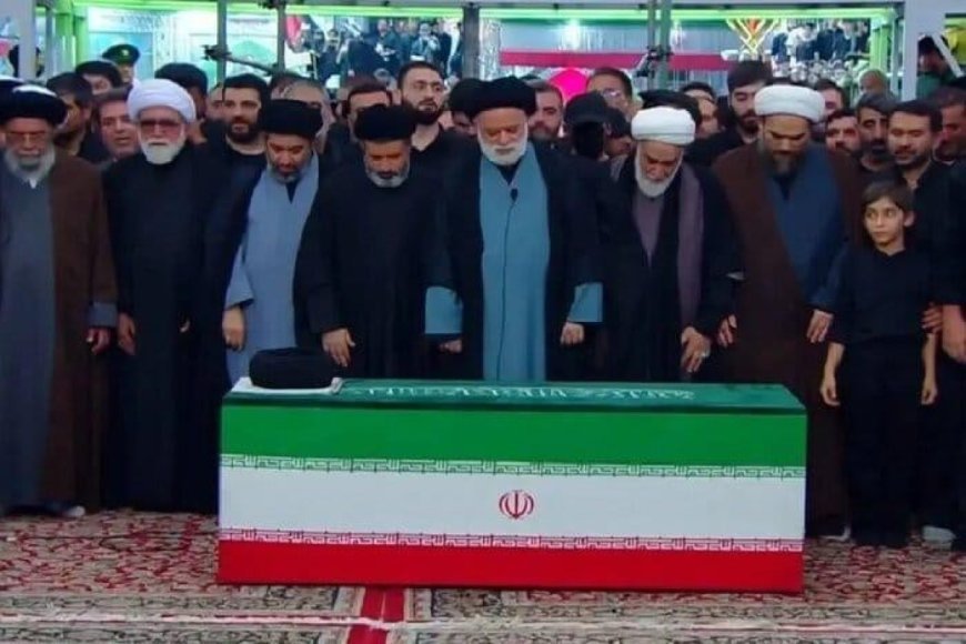 Şəhid olmuş ali dini lider iyulun 9-da doğulduğu Məşhəd şəhərində dəfn edilib