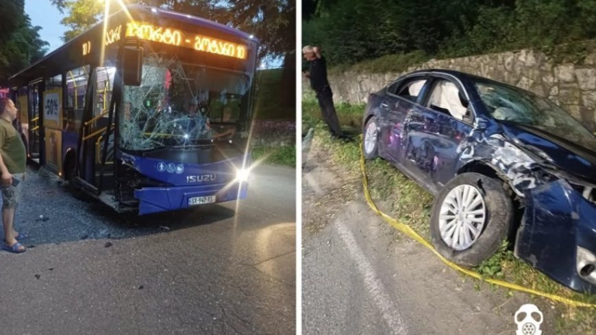 Avtobus qəzasında 3 nəfər xəsarət alıb
