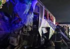 Gürcüstandan Moskvaya gedən avtobus qəzaya uğradı