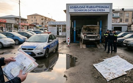 Marneulidə nasaz maşınlara saxta texniki baxış talonu verən 3 nəfər tutuldu