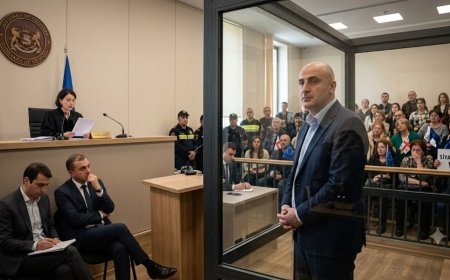 Məhkəməyə hörmətsizlikdə günahlandırılan Nika Meliaya hökm oxundu