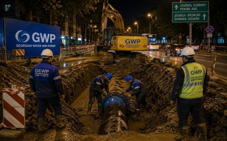 Pekin prospektində su borusu qəzasına görə yolun bir hissəsi bağlanacaq