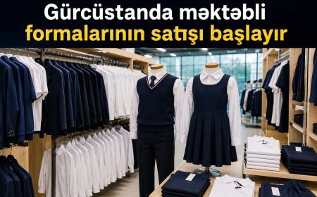 Gürcüstanda məktəbli formalarının satışı başlayır