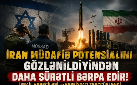İranın hərbi gücü İsraili şoka saldı: Gözləniləndən qat-qat sürətli bərpa olunur