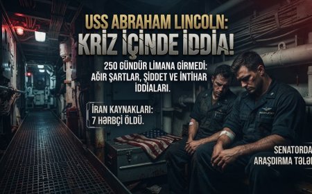 ABŞ-ın nəhəng hərbi gəmisində dəhşət