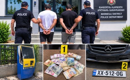 Marneulidə sürətli ödəniş terminalını oğurlayan iki şəxs tutuldu