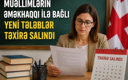 Müəllimlərin əməkhaqqı ilə bağlı yeni tələblər  təxirə salındı