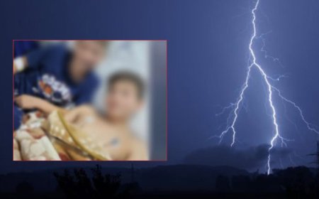 Mejcvriskhevidə şimşək 13 yaşlı uşağı vurdu