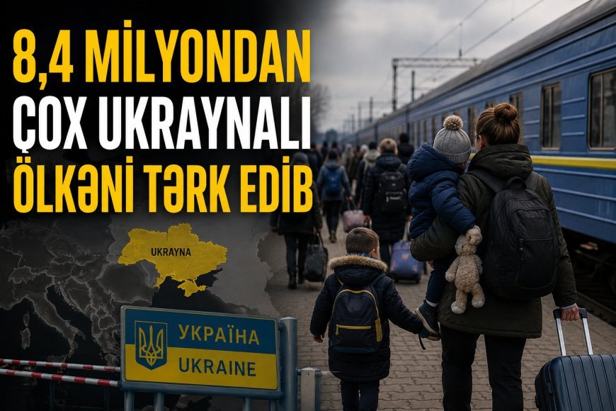 8,4 milyondan çox ukraynalı ölkəni tərk edib