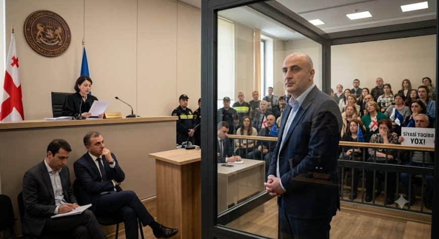 Məhkəməyə hörmətsizlikdə günahlandırılan Nika Meliaya hökm oxundu