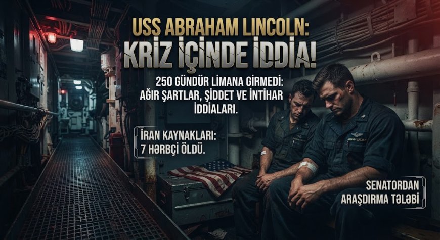 ABŞ-ın nəhəng hərbi gəmisində dəhşət