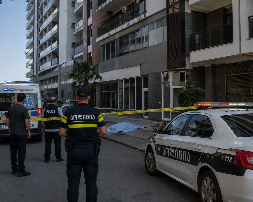 Batumda gənc yaşayış binasından yıxılaraq həyatını itirdi