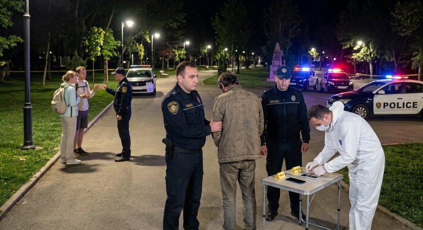 Tbilisidə parkda xarici turistləri qarət edən keçmiş məhkum tutuldu