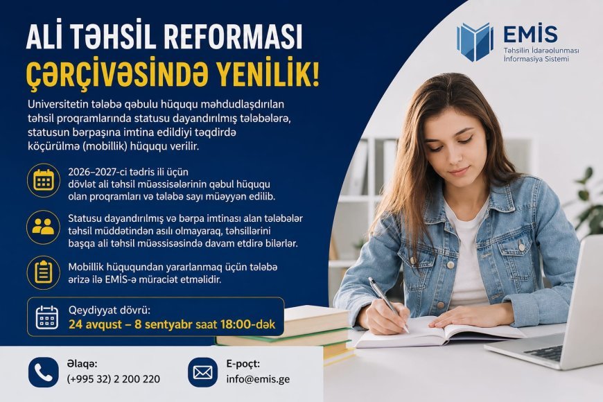 Statusu dayandırılmış tələbələrə şad xəbər