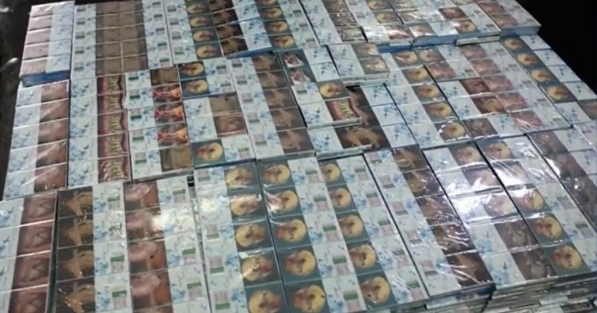 Qırmızı Körpüdə böyük əməliyyat: 1 milyon larilik aksizsiz siqaret tutuldu