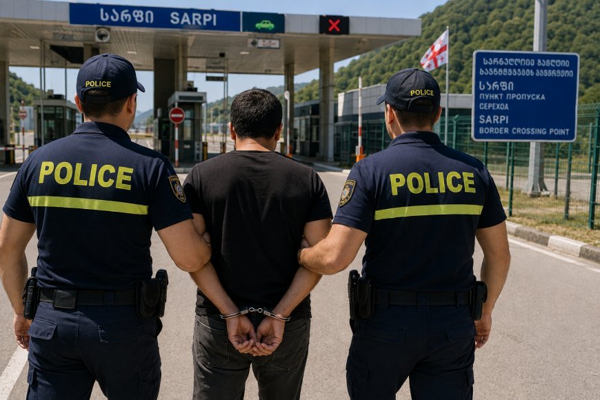 İnterpol tərəfindən axtarılan Azərbaycan vətəndaşı "Sarpi" sərhədində saxlanıldı
