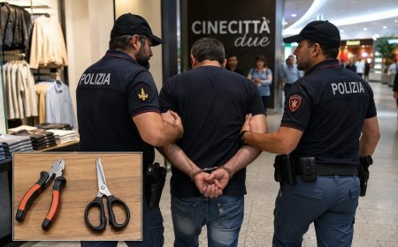 İtaliyada ticarət mərkəzindən oğurluq edən 43 yaşlı Gürcüstan vətəndaşı saxlanıldı