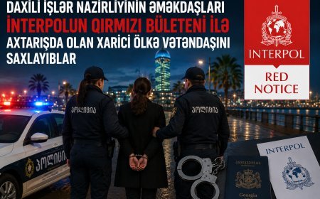 İnterpolla axtarışda olan xarici ölkə vətəndaşı Batumidə saxlanılıb