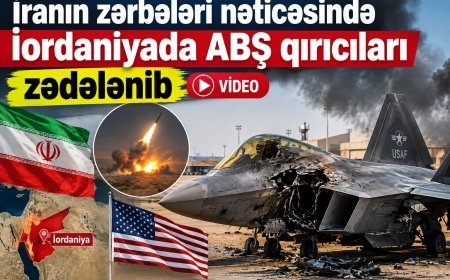 İranın zərbələri nəticəsində İordaniyada ABŞ qırıcıları zədələnib - VİDEO