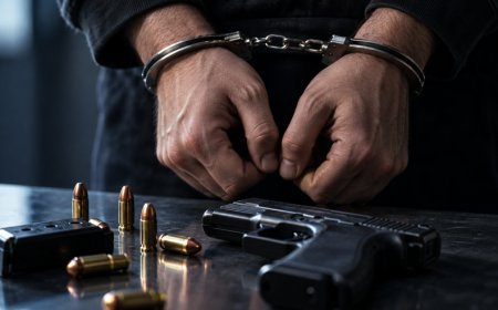 Qrup halında odlu silah və sursat saxlayan xarici ölkənin üç vətəndaşı saxlanılıb
