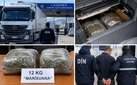 Yük maşınında külli miqdarda narkotik vasitənin keçirilməsinin qarşısı alınıb