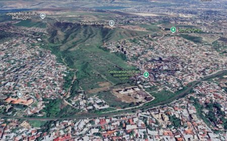 Tbilisidə "Hökumət şəhəri" üçün yeni yollar çəkiləcək